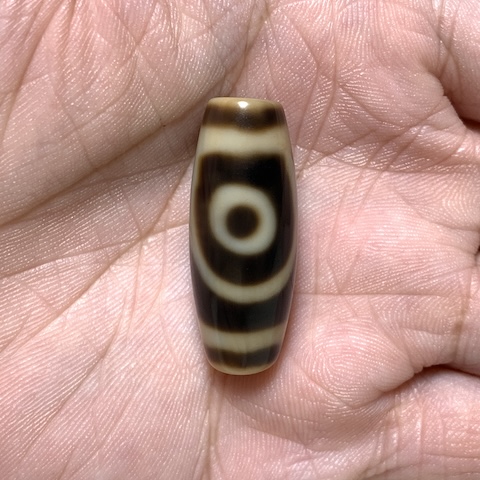 Two Eyed Dzi Bead