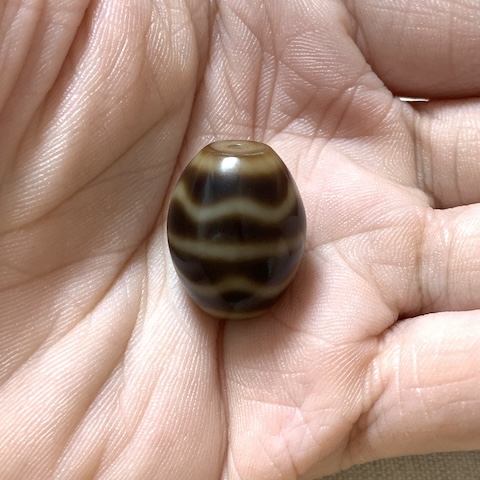 Water Wave Dalo Dzi Bead
