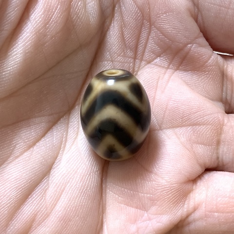 Water Wave Dalo Dzi Bead